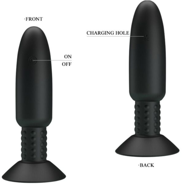 Pretty love bottom - plug con vibracion y rotacion