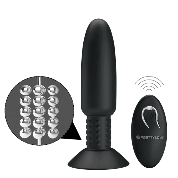 Pretty love bottom - plug con vibracion y rotacion