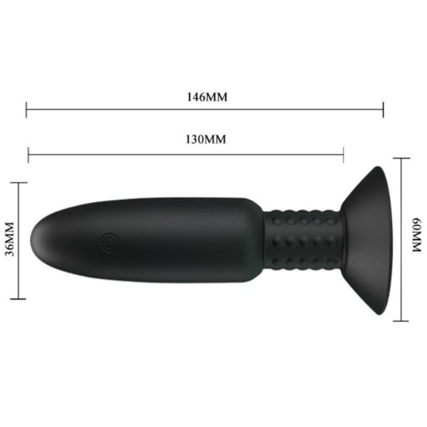 Pretty love bottom - plug con vibracion y rotacion