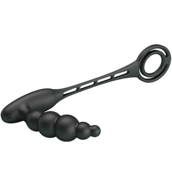 Pretty love bottom - anillos pene con plug vibrador