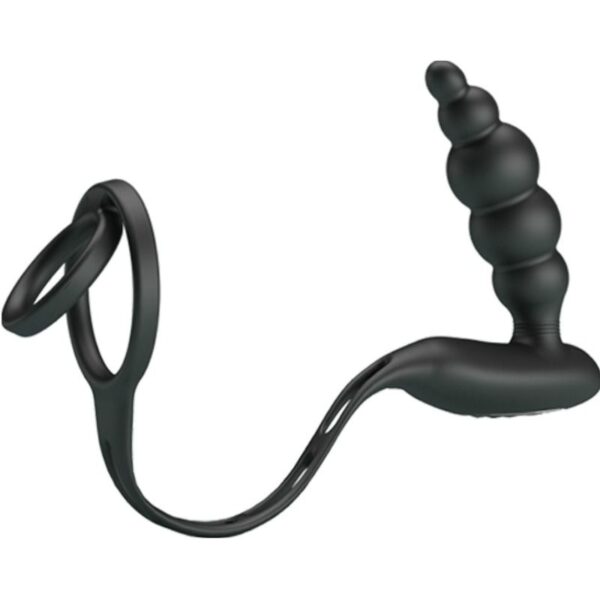 Pretty love bottom - anillos pene con plug vibrador