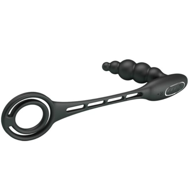 Pretty love bottom - anillos pene con plug vibrador