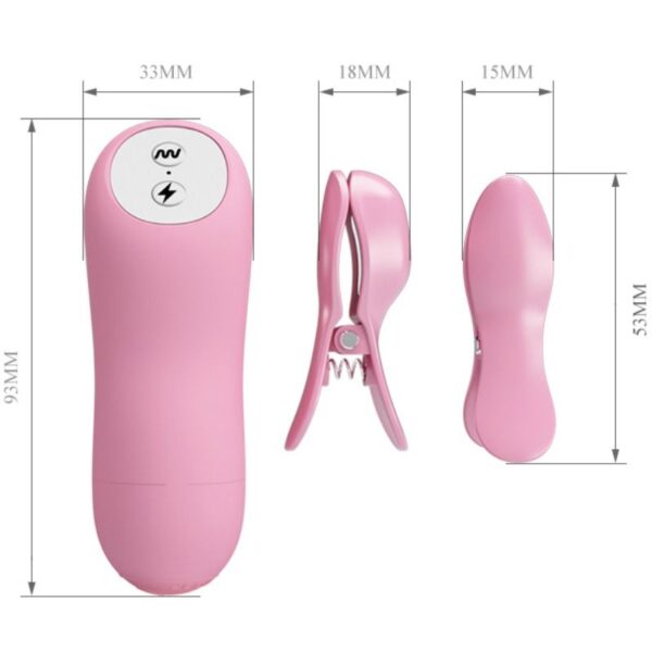 Romantic wave pinzas con vibracion y electroshock