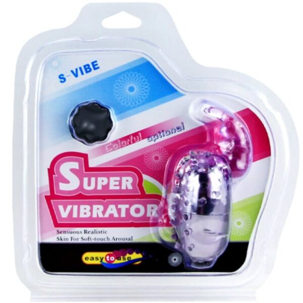 Super vibrator huevo vibrador con estimulador