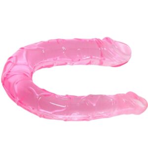 Baile double dong dildo doble rosa