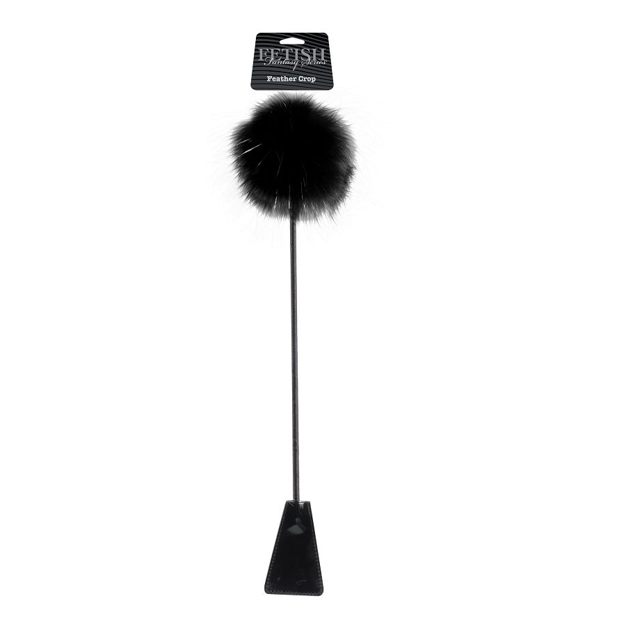 Fetish fantasy edicion limitada fusta con pluma negra.