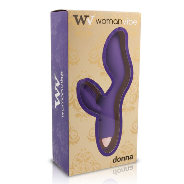 Womanvibe donna vibrador silicona recargable