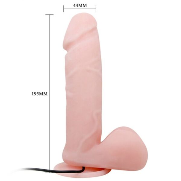 Vibrador realistico oliver con funcion rotacion