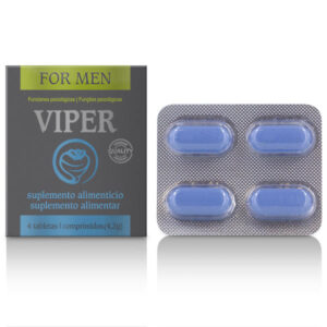 Viper potenciador masculino 4 capsulas es/pt