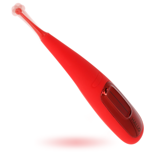 Hallo focus potente vibrador touch rojo