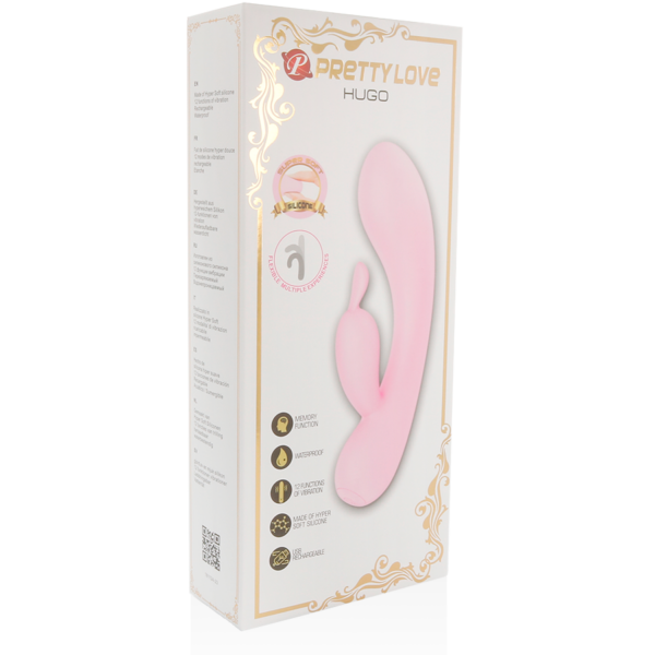 Pretty love smart hugo vibrador rabbit con orejitas