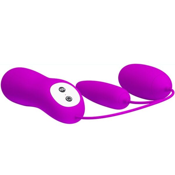 Pretty love irma huevo vibrador doble