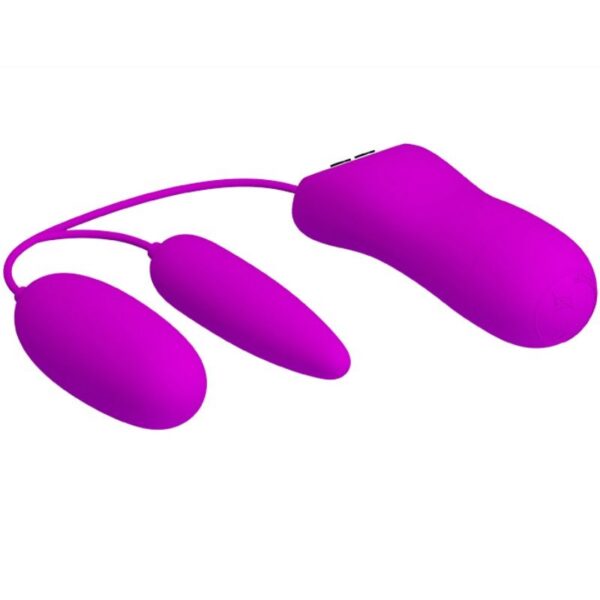 Pretty love irma huevo vibrador doble