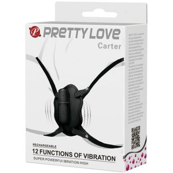 Pretty love strap on con bala vibradora carter