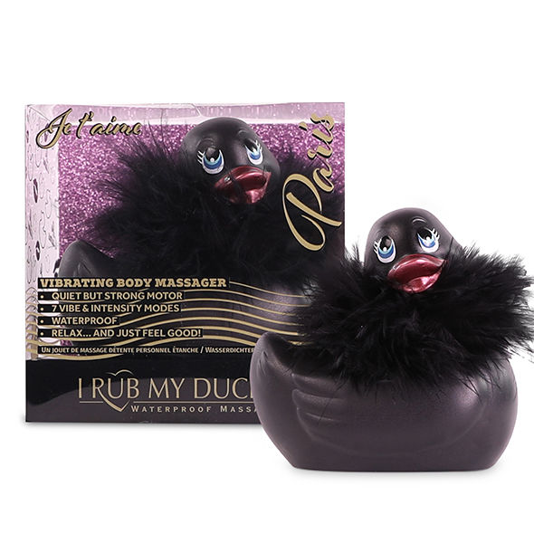 I rub my duckie 2.0 | pato vibrador paris (black)