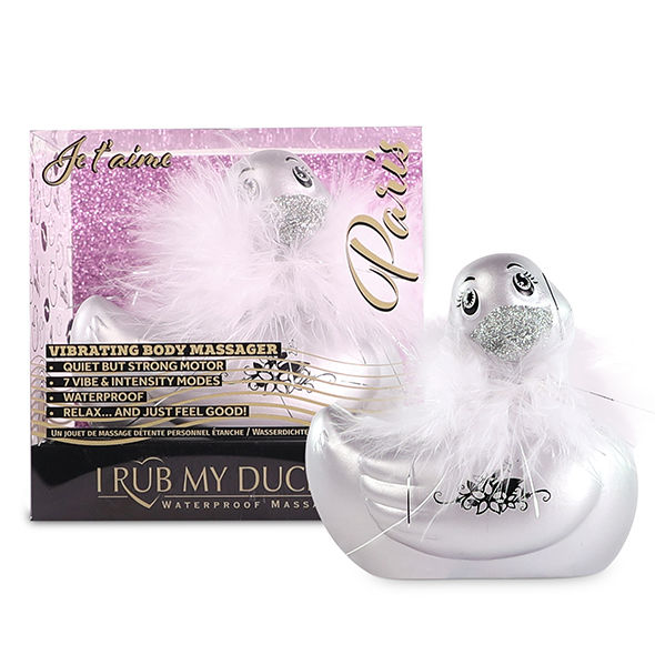 I rub my duckie 2.0 | pato vibrador paris (silver)