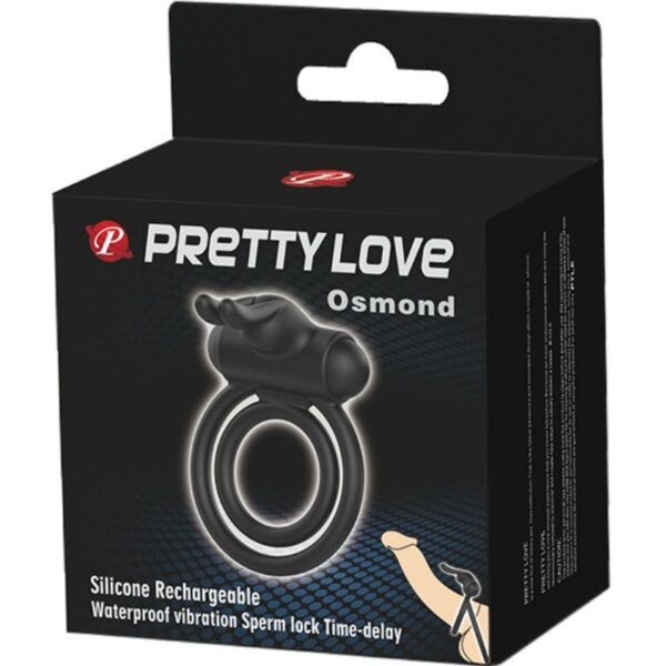 Pretty love osmond anillo vibrador de silicona