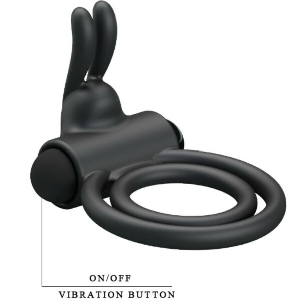Pretty love osmond anillo vibrador de silicona