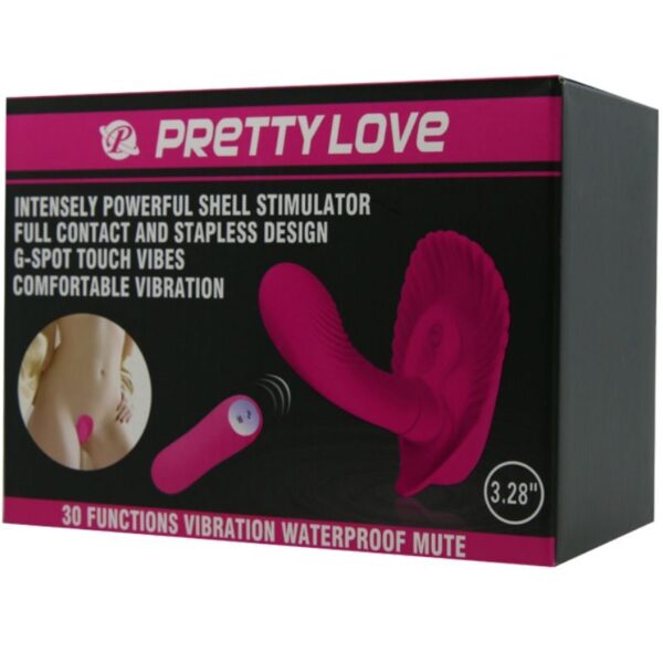 Pretty love concha estimuladora control remoto