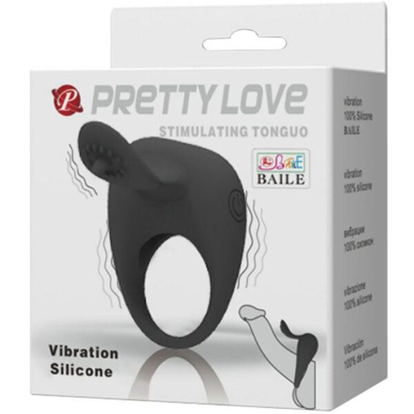Pretty love anillo vibrador con lengua