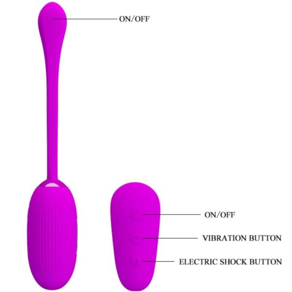 Pretty love shock fun huevo vibrador y electroshock