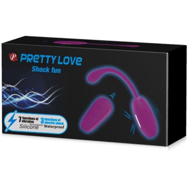 Pretty love shock fun huevo vibrador y electroshock
