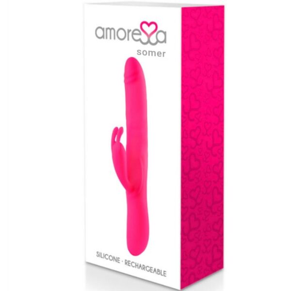 Amoressa somer vibrador premium con rotacion multiple