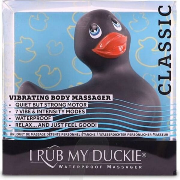 I rub my duckie classic pato vibrador negro