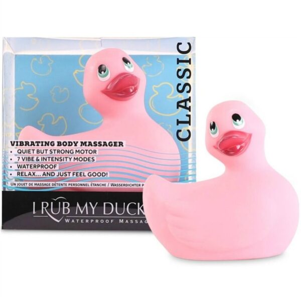 I rub my duckie classic pato vibrador rosa