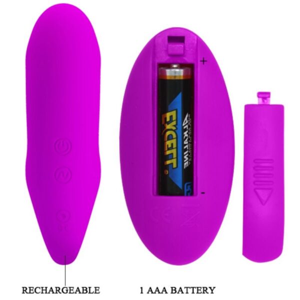 Pretty love pinza estimuladora control remoto