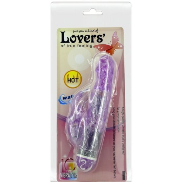 Baile vibrators  multivelocidad con rabbit lila