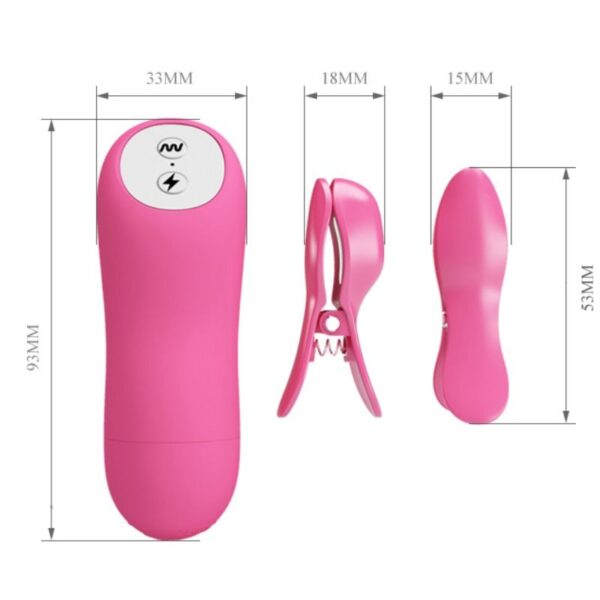 Romantic wave pizas con vibracion y electroshock fucsia