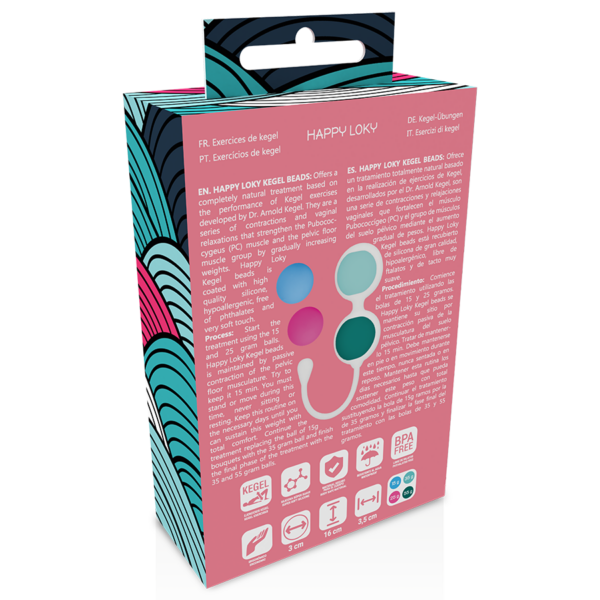 Happy loki kegel beads entrenamiento suelo pelvico