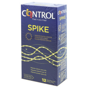 Control spike preservativos con puntos conicos 12 unidades