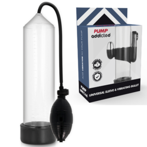 Pump addicted bomba erecci?n rx3 transparente con vibrador