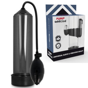Pump addicted bomba erecci?n rx3 negro con vibrador