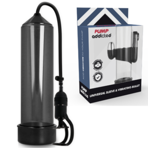 Pump addicted bomba erecci?n rx5 negro con vibrador