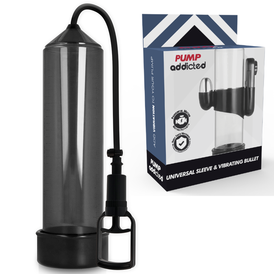 Pump addicted bomba erecci?n rx7 negro con vibrador
