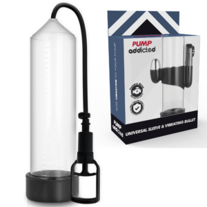 Pump addicted bomba erecci?n rx7 transparente con vibrador