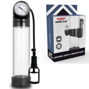Pump addicted bomba erecci?n rx9 transparente con vibrador
