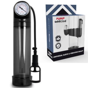Pump addicted bomba erecci?n rx9 negro con vibrador