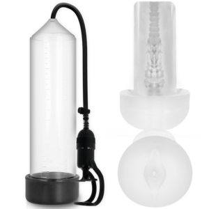 Pump addicted rx3 bomba erecci?n negro con masturbador