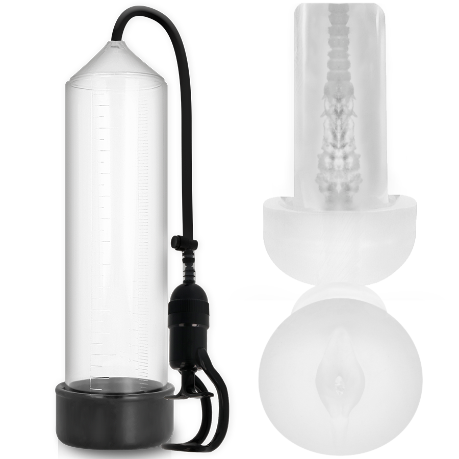 Pump addicted rx3 bomba erecci?n negro con masturbador