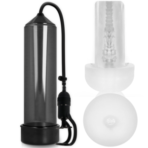 Pump addicted bomba erecci?n rx5 black con masturbador