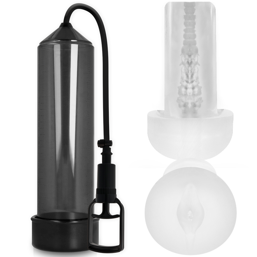 Pump addicted bomba erecci?n rx7 negro con masturbador