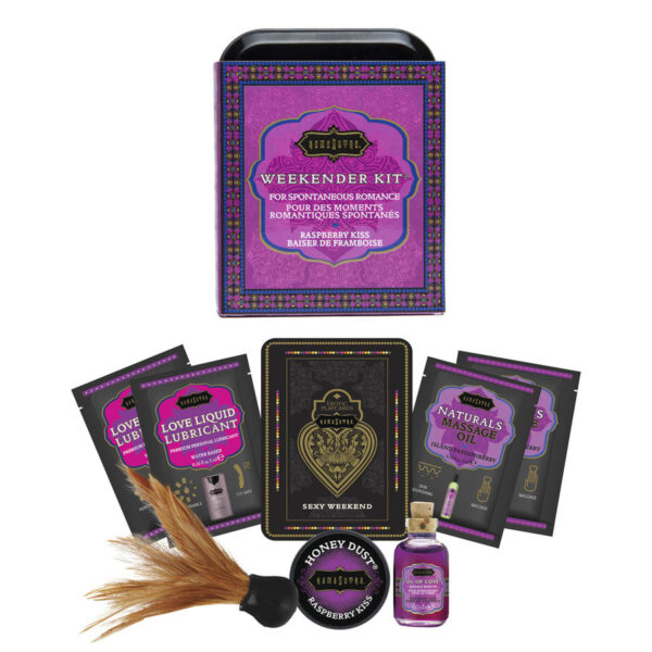 Kamasutra weekender tin kit raspberry kiss frambuesa