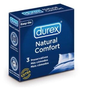 Durex natural comfort 3 unidades