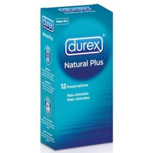 Durex natural plus 12 unidades