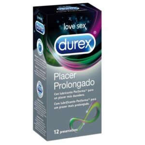 Durex placer prolongado retardante 12 unid