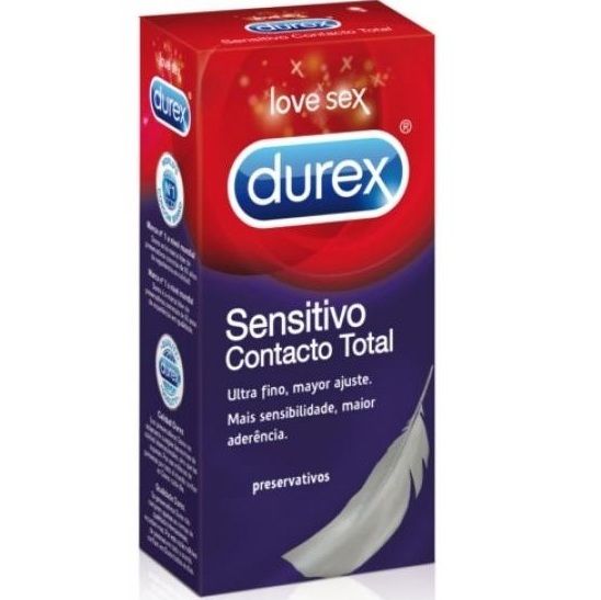 Durex sensitivo contacto total 12 uds